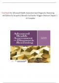  Test Bank For Advanced Health Assessment and Diagnostic Reasoning  4th Edition by Jacqueline Rhoads And Sandra Wiggins Petersen Chapter 1 - 18 Complete&vert;&vert; Updated 2024&sol;2025&period;