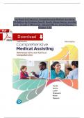 Test Bank For Pearson's Comprehensive Medical Assisting&comma; 5th Edition by Kristiana Sue M&period; Routh&comma; Diana Garza&comma; Jennifer Lam&eacute;&comma; Joseph J&period; Mistovich&comma; Jahangir Moini&comma; Jamie Nguyen Chapter 1-57