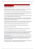 2025 QMHA MENTAL DISORDERS QUESTIONS WITH ANSWERS 2025&sol;2026 GRADED A&plus;