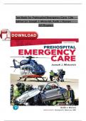 Test Bank For Prehospital Emergency Care 12th Edition By Joseph J&period; Mistovich&comma; Keith J&period; Karren &vert;All Chapters&comma; Year-2023&sol;2024&vert;