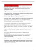 2025 QMHA MENTAL DISORDERS STUDY GUIDE QUESTIONS WITH ANSWERS 2025&sol;2026 GRADED A&plus;