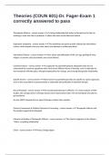 Theories &lpar;COUN 601&rpar;-Dr&period; Fager-Exam 1 correctly answered to pass