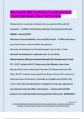 Microsoft 365 Certified&colon; Fundamentals  Exam &lpar;MS-900&rpar; Q&A 100&percnt; Pass