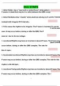 Prophecy EKG Strips &vert; Relias Dysrhythmia Basic Test A &lpar;Latest 2025 &sol; 2026 Update&rpar;