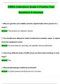 CWEA Collections Grade 2 Practice Test &lpar;Latest 2025 &sol; 2026 Update&rpar; Questions and Verified Answers &vert; 100&percnt; Correct &vert; Grade A&plus;