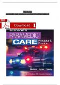 Test Bank For Paramedic Care&colon; Principles & Practice&comma; 6th edition Volume 3 by Bledsoe&comma; All Chapters 1-13 Fully Covered Newest Edition Instant PDF Download
