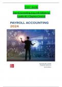 Test Bank for Payroll Accounting 2024 10th Edition by Jeanette Landin &comma; Paulette Schirmer &vert;&vert; Complete Guide A&plus;