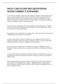 WGU C105 EXAM 2025 QUESTIONS WITH CORRECT ANSWERS&period;