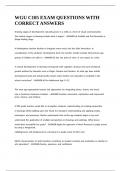 WGU C105 EXAM QUESTIONS WITH CORRECT ANSWERS&period;