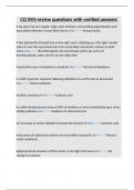 CCI RVS review questions with verified answers&period;