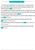 ATI Student Orientation Questions & 100&percnt; Correct Answers&lpar;2025&sol;2026&rpar;