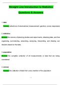 Straighterline Introduction to Statistics Actual Exam &lpar;Latest 2026 &sol; 2027 Update&rpar; Questions and Verified Answers &vert; 100&percnt; Correct &vert; Grade A&plus;