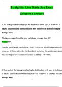 Straighterline Statistics Actual Exam &lpar;Latest 2026 &sol; 2027 Update&rpar; Questions and Verified Answers &vert; 100&percnt; Correct &vert; Grade A&plus;