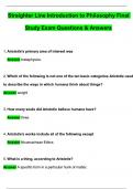 STRAIGHTERLINE A&P Bundled EXAMS Straighterline Introduction to Statistics Final Exam &sol; Straighterline Introduction to Statistics Actual Exam &sol; Straighterline Introduction to Philosophy Final Exam Study &lpar;Latest 2025 &sol; 2026 Update&rpar; Questions and Verified A