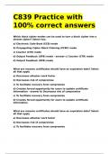 C839 Practice with 100- correct answers