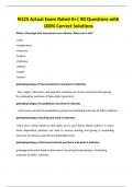 BUNDLE OF N125  EXAMS &vert;LATEST UPDATE QUESTIONS AND ANSWERS