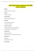 N125 Study Guide&plus; Questions with 100&percnt; Correct Solutions