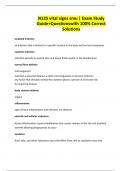 N125 vital signs smu &vert; Exam Study Guide&plus;Questionswith 100&percnt; Correct Solutions