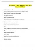 BUNDLE OF N125  EXAMS &vert;LATEST UPDATE QUESTIONS AND ANSWERS