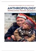 Test Bank for Anthropology Appreciating Human Diversity 18th Edition Kottak  &lpar;2025&rpar;&period;