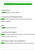 STARGUARD Study Exam &vert; 100&percnt; Correct Answers &vert; Verified &vert; Latest 2025 Version