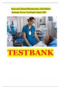 Test Bank for Basic Pharmacology for Nurses 15th Edition Clayton  &lpar;2025&rpar;&period;