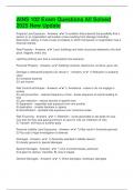 AINS 102 Exam Questions All Solved 2025 New Update
