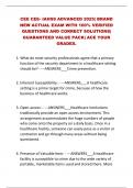 CEE CEE- IAHSS ADVANCED 2025&vert; BRAND  NEW ACTUAL EXAM WITH 100&percnt; VERIFIED  QUESTIONS AND CORRECT SOLUTIONS&vert;  GUARANTEED VALUE PACK&vert; ACE YOUR  GRADES&period;