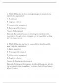 AB NHA Exam- Human Resources 6