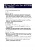 CEA Prep&colon; Full Practice Exam QUESTIONS AND ANSWERS