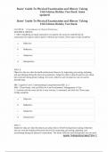 Test Bank for Bates&rsquo; Guide To Physical Examination and History Taking 13th Edition All Chapters Completed A&plus; Guide ISBN&colon;9781496398178 Newest Edition 2025 Instant Pdf Download