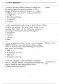 CMS Nutrition Exam Questions & Answers 2024&sol;2025