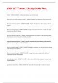 CMY 117 Theme 1 Study Guide Test&period;