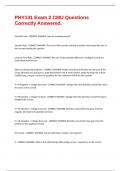 PHY131 Exam 2 CMU Questions Correctly Answered&period;