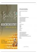 Test Bank for Biochemistry&colon; Concepts and Connections &lpar;MasteringChemistry&rpar; 2nd Edition by Dean Appling