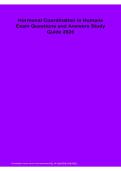  Hormonal Coordination in Humans Exam Questions and Answers Study Guide 2026&sol;2027 &vert; Endocrine System Exam Prep &vert; Human Biology Review and Practice Questions