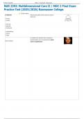 Exam 1&comma;2& Final&colon; NUR 2392 &sol; NUR2392&colon; Multidimensional Care II &sol; MDC 2 exams PACKAGE DEAL&vert; BUNDLE contains the Latest 2025&sol;2026 exams&comma; practice test and Updated Study Guide for Rasmussen College - Everything you need to pass NUR 2392 MDC 2 is here&excl;&excl;