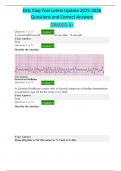 EKG Clep Test Latest Update 2025-2026 Questions and Correct Answers GRADED A&plus;