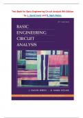 Test Bank for Basic Engineering Circuit Analysis 8th Edition by J&period; David Irwin and R&period; Mark Nelms