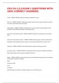 CRJ CH 1&comma;2&comma;3 EXAM 1 QUESTIONS WITH 100&percnt; CORRECT ANSWERS&period;