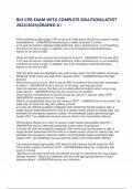 BLS CPR EXAM WITH COMPLETE SOLUTION&lpar;LATEST 2024&sol;2025&rpar;GRADED A&plus;