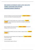 NEW MEXICO VETERINARY EXAM LATEST 2025 WITH CORRECT QUESTIONS AND DETAILED ANSWERS&sol;ALREADY GRADED A&plus;
