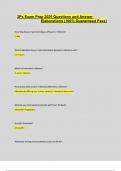 3Ps Exam Prep 2025 Questions and Answer Elaborations &lpar;100&percnt; Guaranteed Pass&rpar;