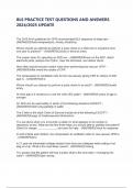BLS PRACTICE TEST QUESTIONS AND ANSWERS 2024&sol;2025 UPDATE