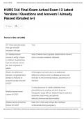 NURS 346 Final Exam Actual Exam &vert; 2 Latest Versions &vert;  Questions and Answers &vert; Already Passed &lpar;Graded A&plus;&rpar;