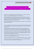 CompUcram Final Exam Questions And Answers&vert; Already Graded A&plus;&vert; Latest Update&period;