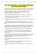 VET 102 Final Exam - Penn Foster &vert;Questions with Complete Solutions