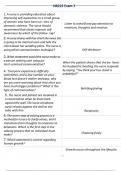 NR222 Exam 1 Practice Questions 2023&sol;2024