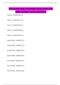 Aerocenter Map Knowledge Study Guide with 100&percnt; Verified Correct Solutions
