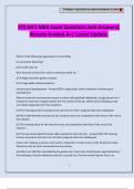 ETS MFT MBA Exam Questions And Answers&vert; Already Graded A&plus;&vert; Latest Update